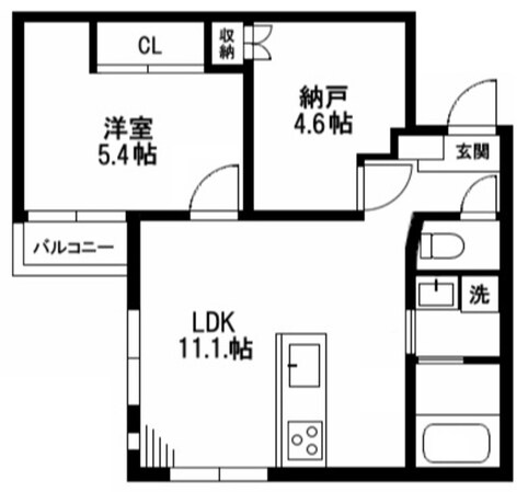 ミア流山の物件間取画像